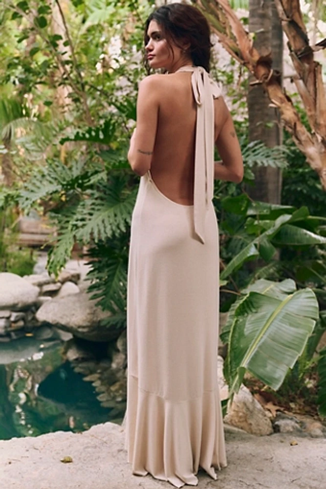 Good Feels Halter Midi