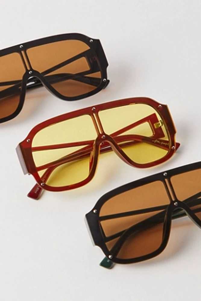 Cooper Oversized Shield Sunglasses