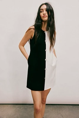 Sans Faff Monochrome Muse Mini Dress