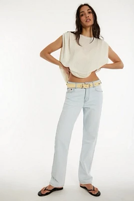 OneTeaspoon Truckers Mid-Rise Straight Jeans