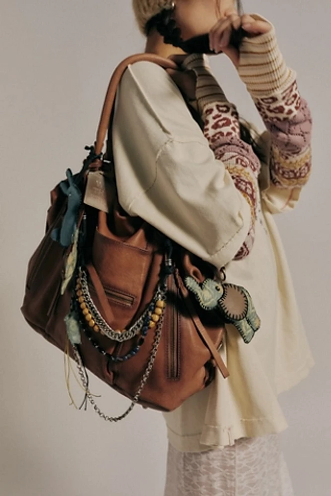 Kantha Elephant Bag Charm