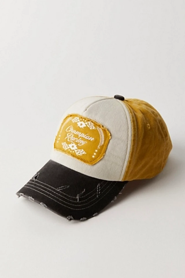 Free People Moto Racing Hat. Free People Moto Racing Baseball Cap - Red | Editorialist main image 3
