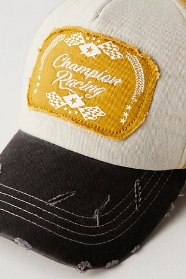 Free People Moto Racing Baseball Cap | Pacific City display picture 2