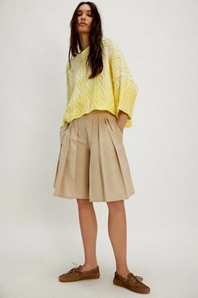 City Everly Linen Trouser Shorts