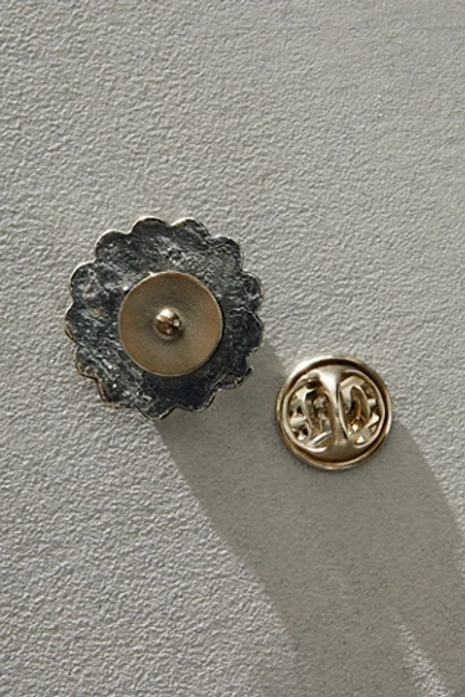 Broken Arrow Desert Flower Pin