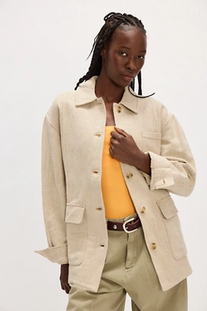 Lucy Linen Chore Coat