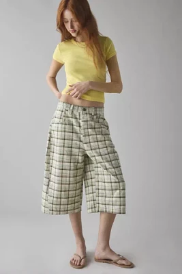 BDG Mega Cotton Mid-Rise Baggy Printed Short