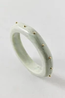 Metal Studded Chunky Bangle Bracelet