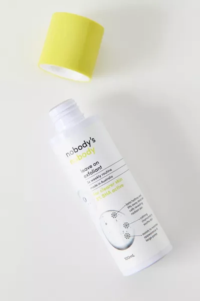 Nobody’s Nobody Leave-On Exfoliant Toner