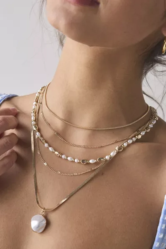 Addison Chain Layering Necklace Set