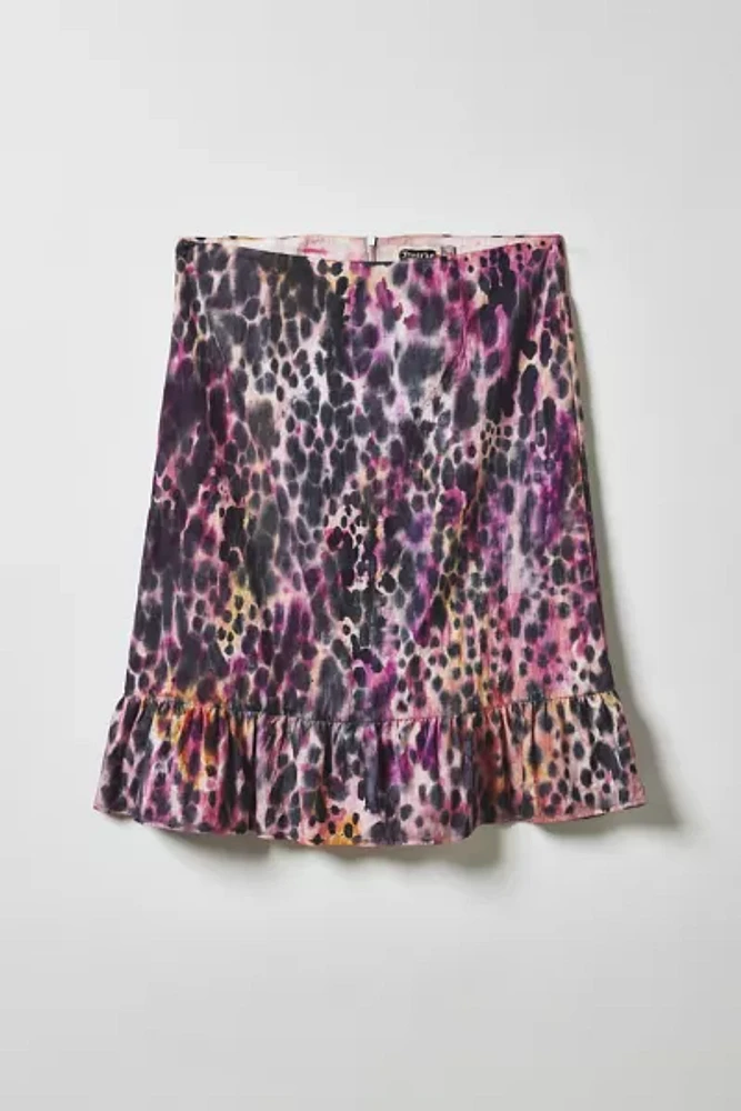 Vintage By Fruits Of Venus Hand Painted Knee Length Skirt