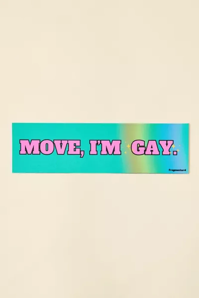 Move LGBTQ Car Bumper Magnet