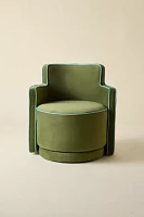 Rhea Swivel Velvet Lounge Chair