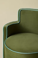 Rhea Swivel Velvet Lounge Chair