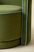 Rhea Swivel Velvet Lounge Chair