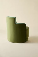 Rhea Swivel Velvet Lounge Chair