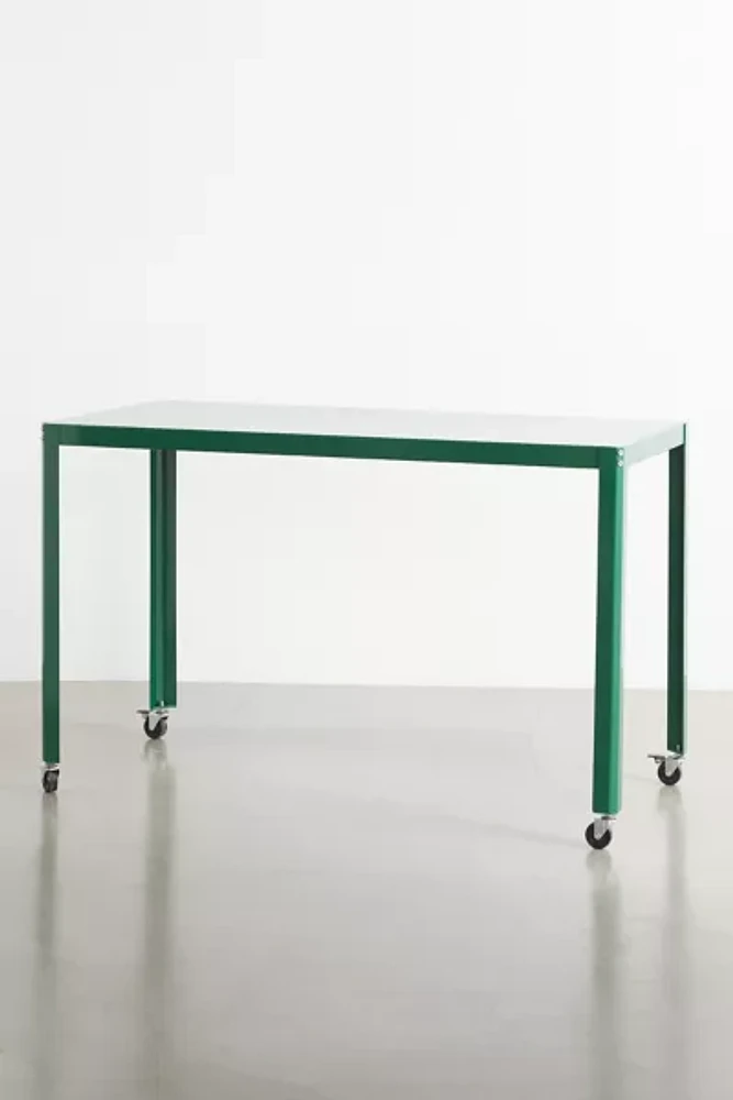 Ryan Rolling Metal Desk