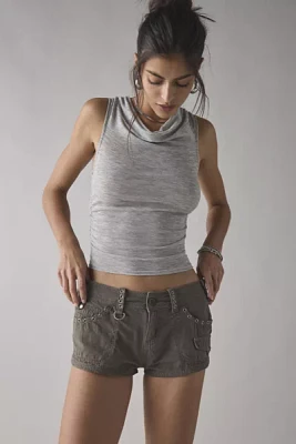 Jaded London Tucana Low-Rise Cargo Mini Short