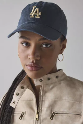 Mitchell & Ness MLB Los Angeles Dodgers Leather Dad Hat