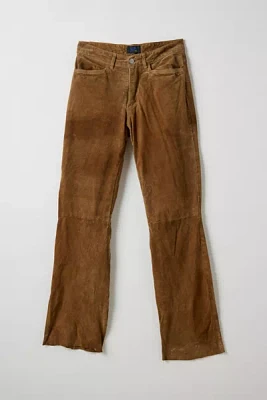 Vintage By Little Runaway Mid-Rise Suede Pant