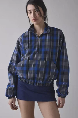 ReMADE By UO Remnants Plaid 1/4 Zip Pullover