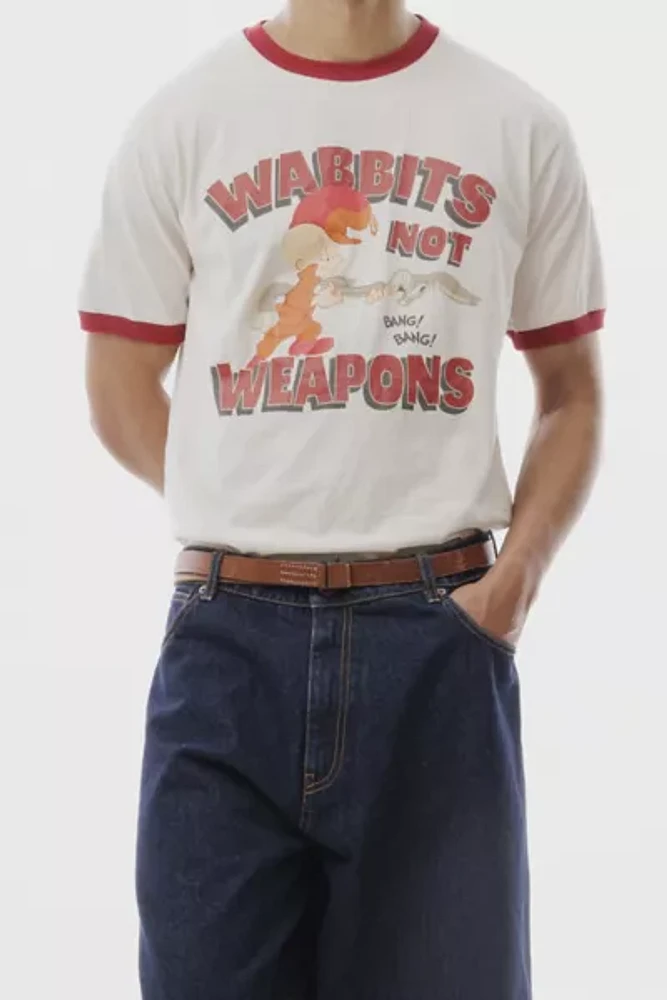 LC23 Wabbits Graphic Ringer Tee