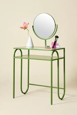 Lucie Squiggle Iron Mirror Vanity