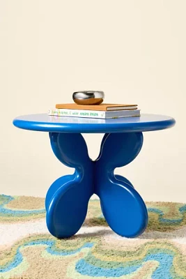 Anja Abstract Wood Coffee Table
