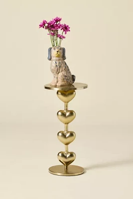 Amour Stacked Heart Drink Side Table