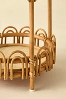 Zoe Round Rattan Storage Side Table
