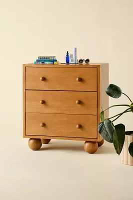 Knox 3-Drawer Wood Dresser