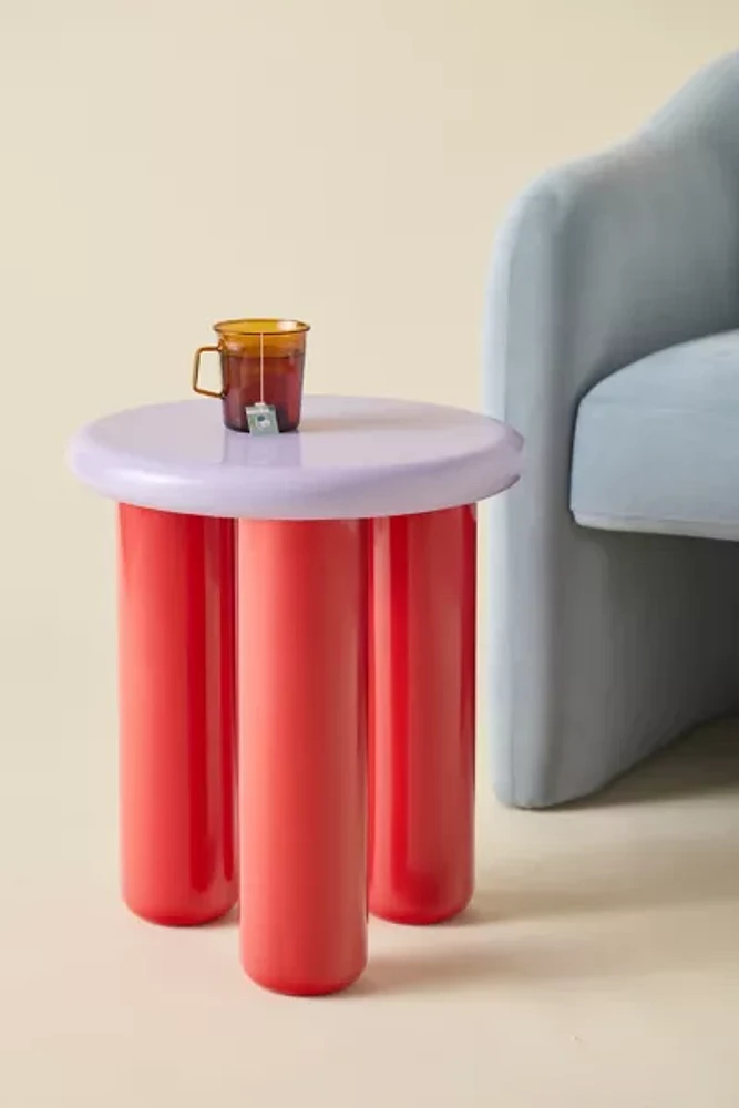 Malo Round Wood Side Table