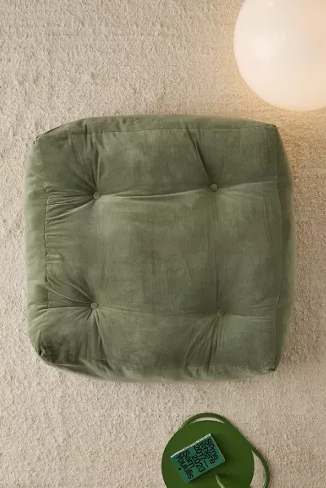Finn Velvet Square Floor Pillow