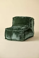 Evie Velvet Bean Bag Lounge Chair