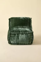 Evie Velvet Bean Bag Lounge Chair