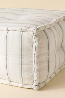 Reema Printed Upholstered Bean Bag Ottoman