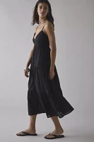 Kimchi Blue Serafina Lace Trim Tiered Babydoll Maxi Dress