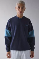 iets frans… Paneled V-Neck Sweatshirt