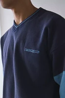 iets frans… Paneled V-Neck Sweatshirt