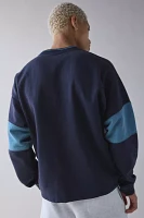iets frans… Paneled V-Neck Sweatshirt