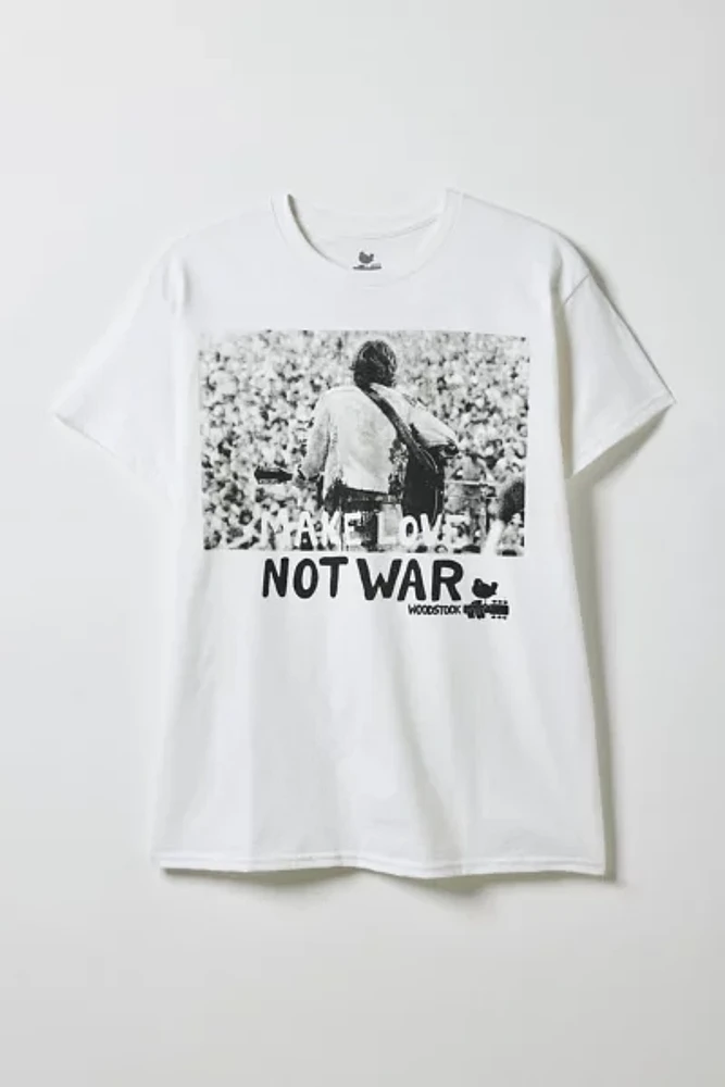 Woodstock Make Love Graphic Tee