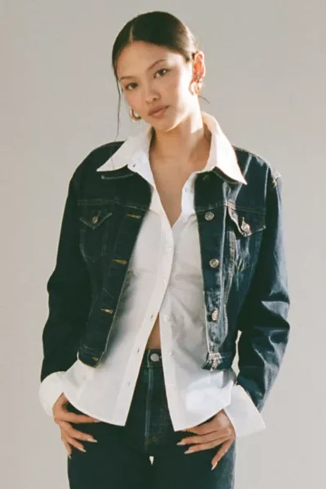 Vintage By UO Y2K Fitted Denim Jacket