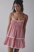 Frankies Bikinis Baby Gauze Babydoll Mini Dress