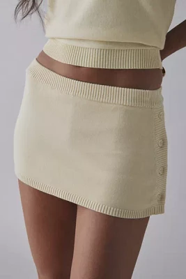 Frankies Bikinis Ashton Knit Micro Skort