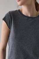 BDG Binx Raw-Edge Cropped Baby Tee