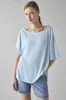 BDG Courtney Off-The-Shoulder Oversized Tee