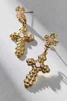 Christa Statement Cross Dangle Earring