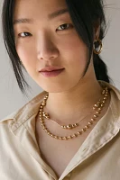 Sasha Metal Ball Bead Layering Necklace Set