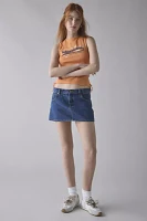 Americana Graphic Lace-Up Cropped Tank Top