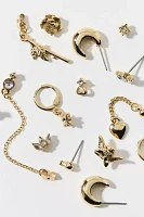 Celeste Post And Hoop Earring Set